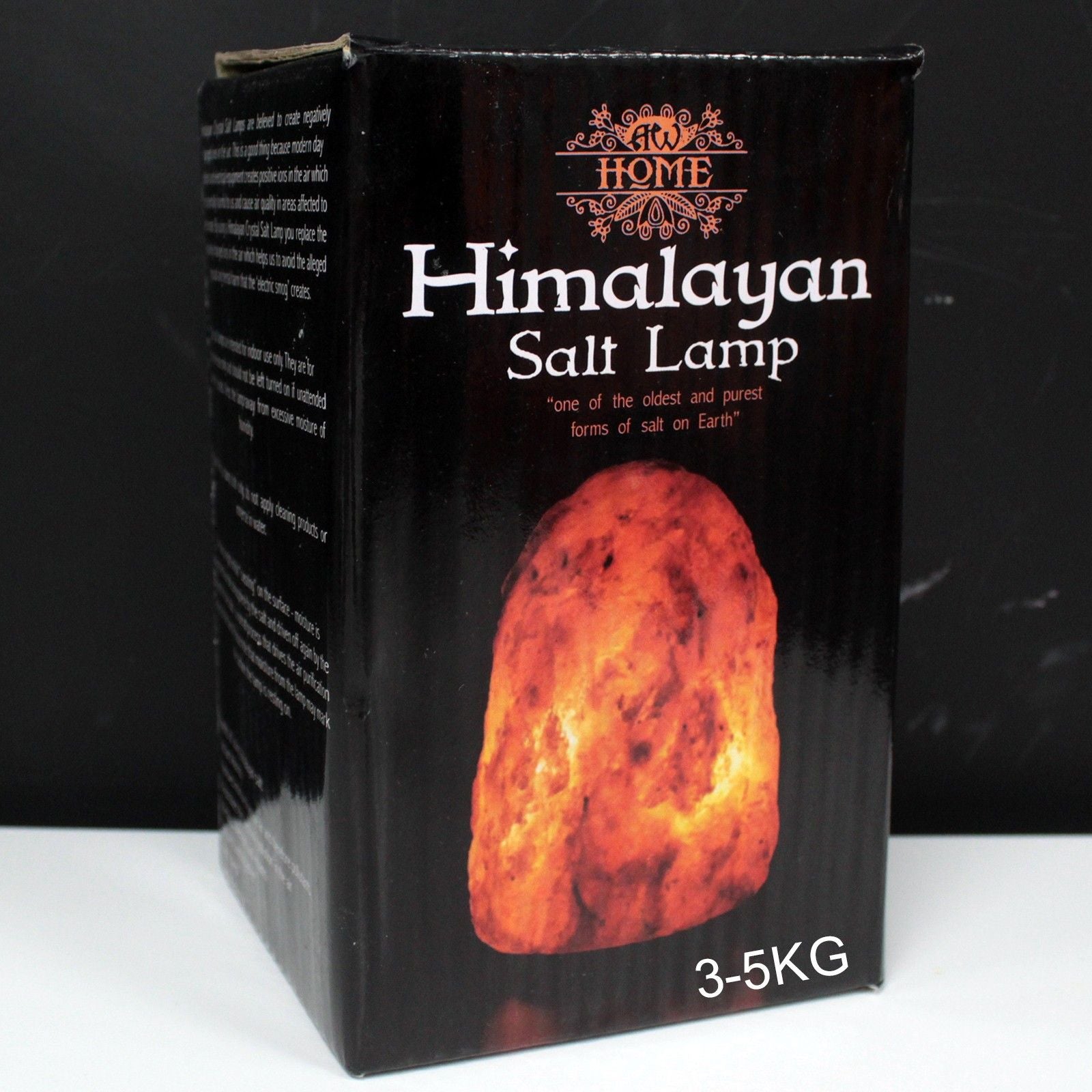 Lampada di sale Himalaya dettaglio con base 3-5kg-Pleyas