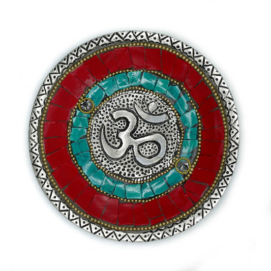 Portaincenso Tibetano per Coni e Bastoncini-Om-Pleyas