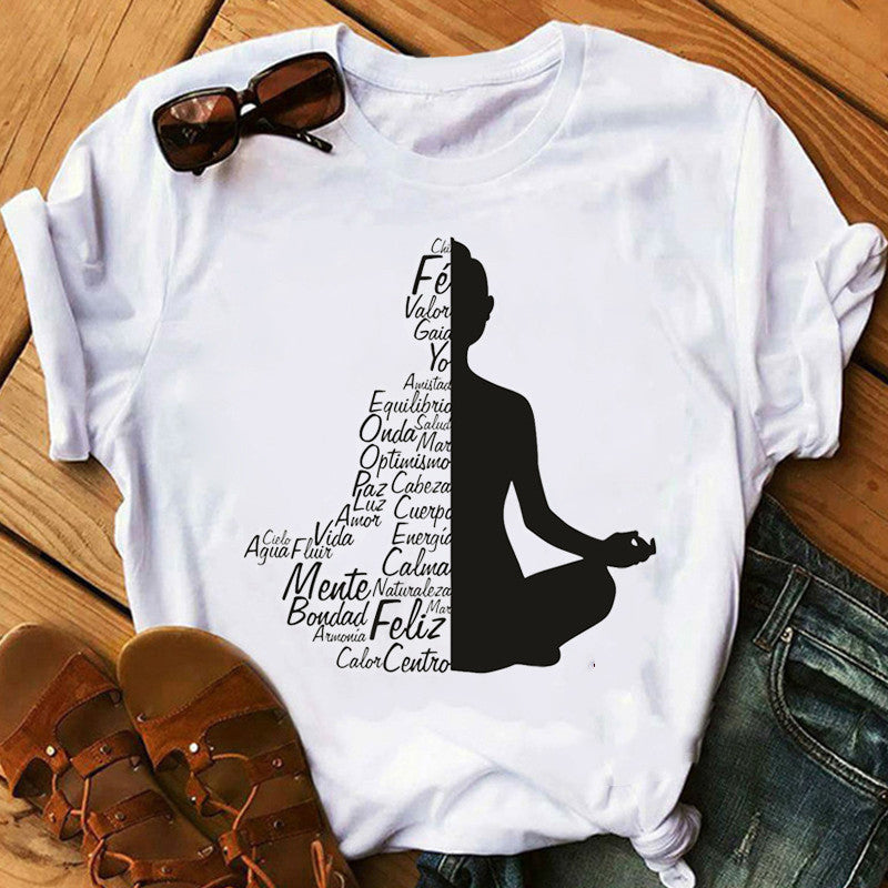 T-Shirt Milk Silk Buddha Dharma - Cotone Poliestere - Pleyas