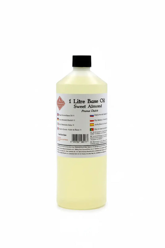 Olio base di mandorla dolce 1 litro emolliente per massaggi – Pleyas